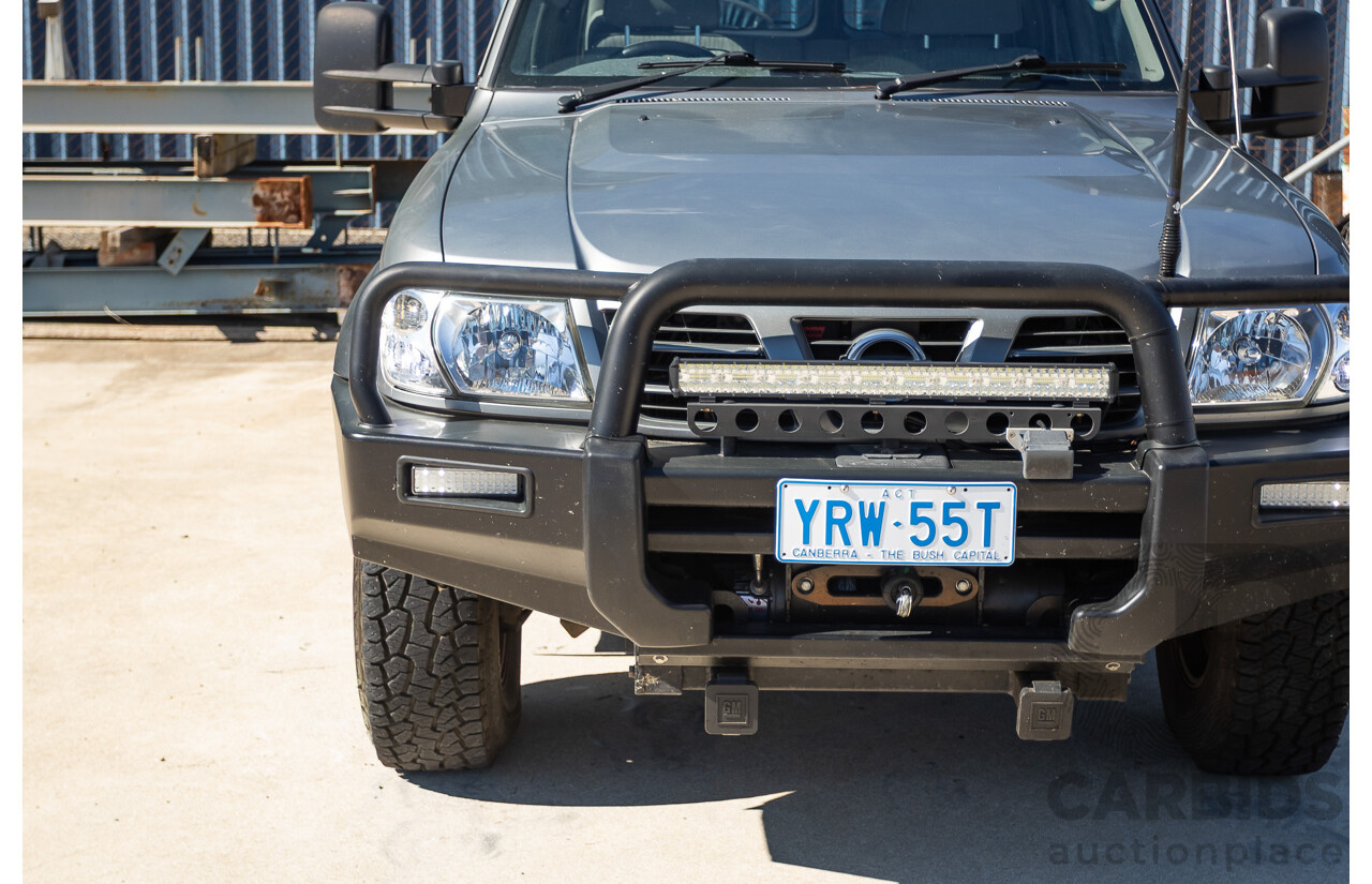 10/2002 Nissan Patrol ST (4x4) GU III 4d Wagon Grey 4.8L