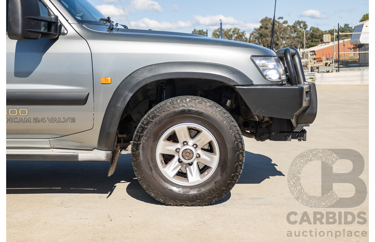 10/2002 Nissan Patrol ST (4x4) GU III 4d Wagon Grey 4.8L