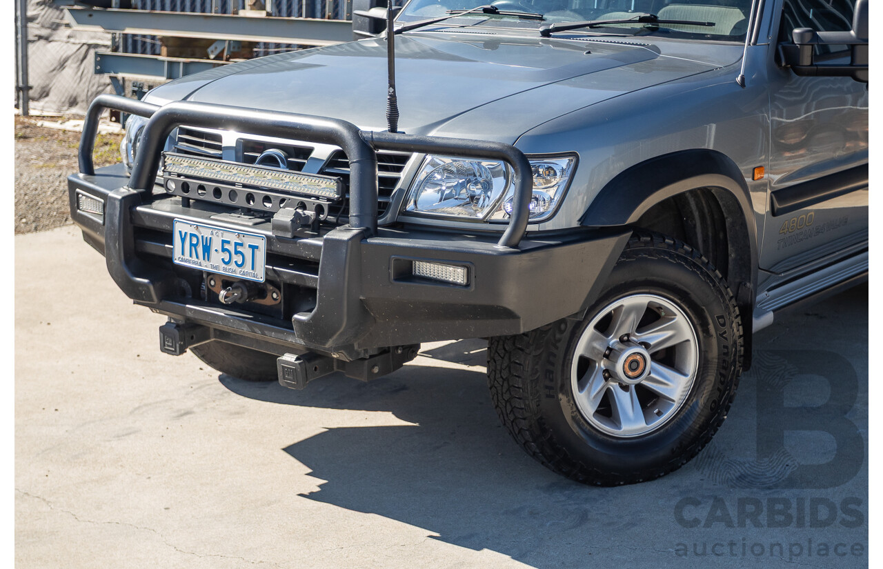 10/2002 Nissan Patrol ST (4x4) GU III 4d Wagon Grey 4.8L