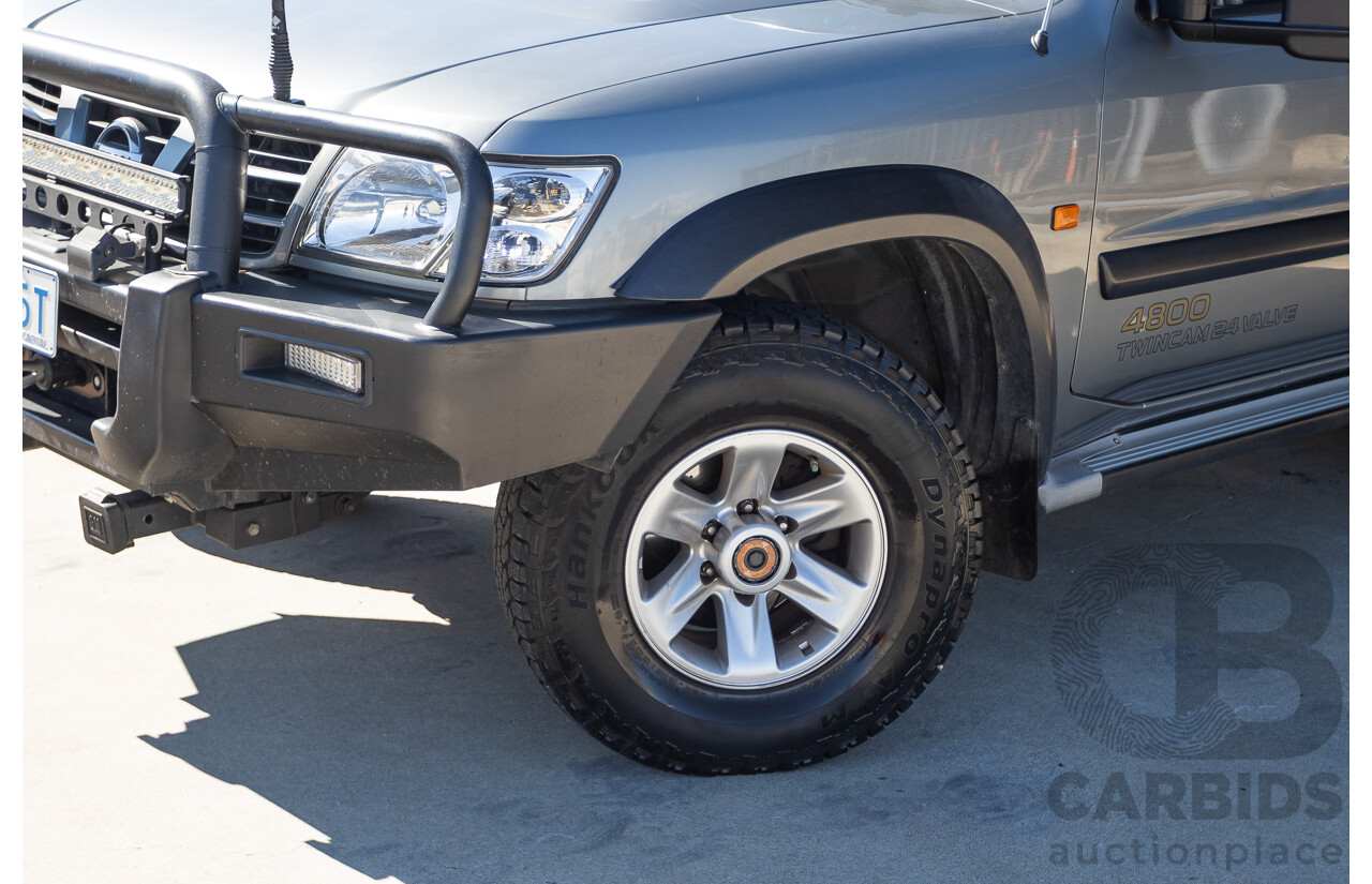 10/2002 Nissan Patrol ST (4x4) GU III 4d Wagon Grey 4.8L