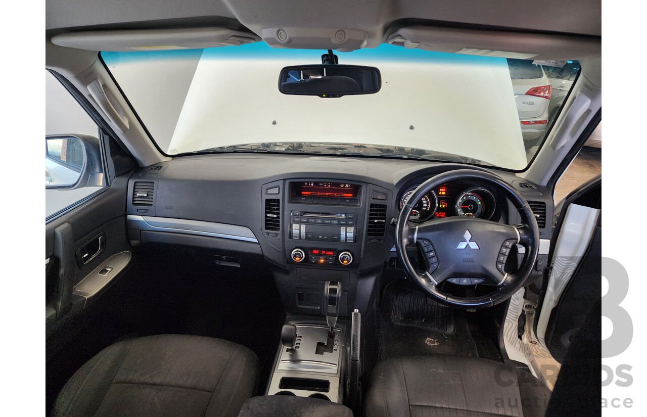 10/2011 Mitsubishi Pajero GLS LWB (4x4) NT MY11 4d Wagon White 3.2L