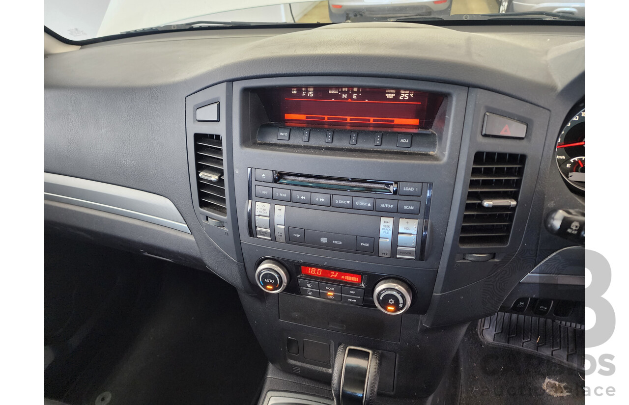 10/2011 Mitsubishi Pajero GLS LWB (4x4) NT MY11 4d Wagon White 3.2L