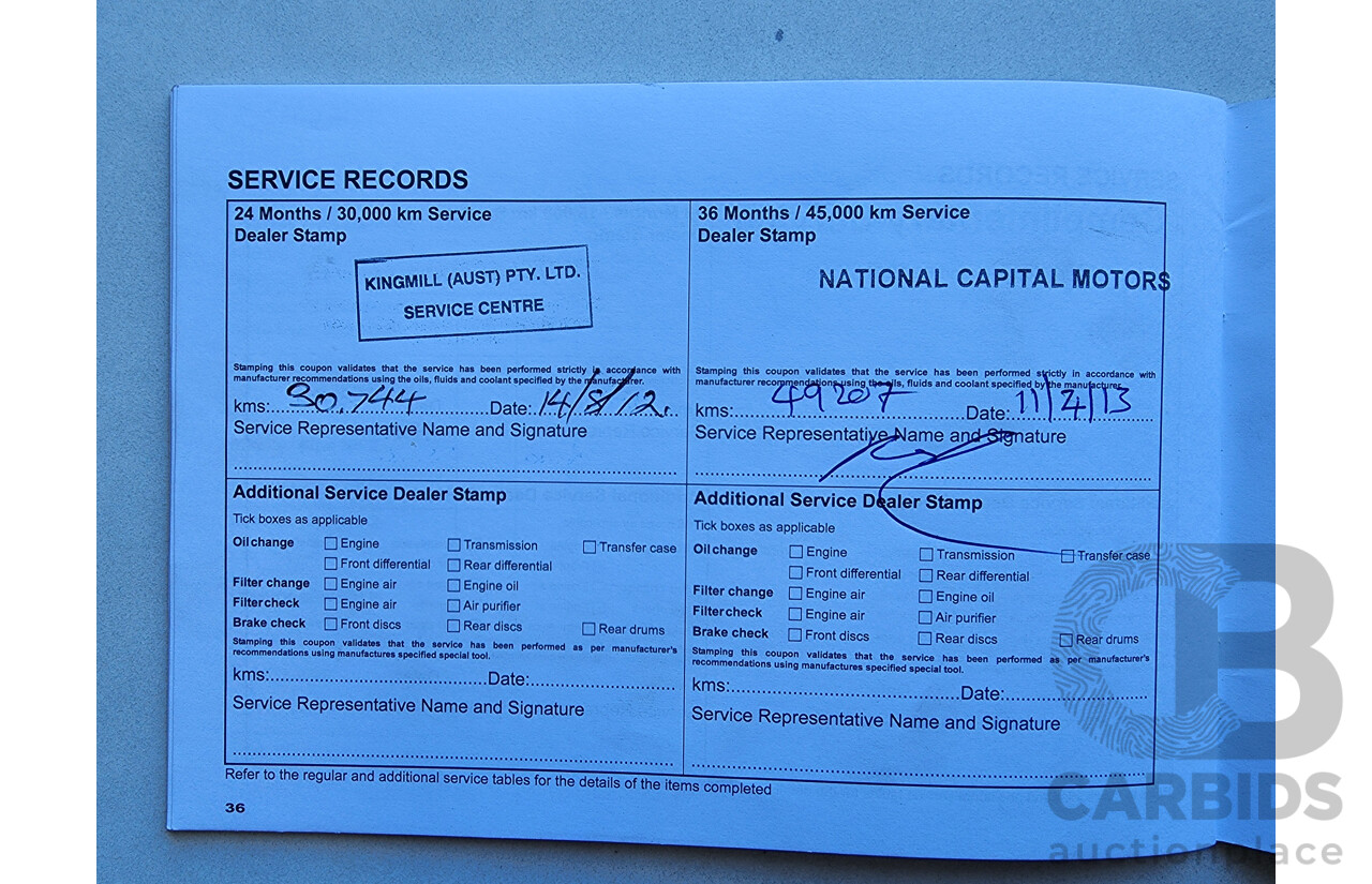 10/2011 Mitsubishi Pajero GLS LWB (4x4) NT MY11 4d Wagon White 3.2L