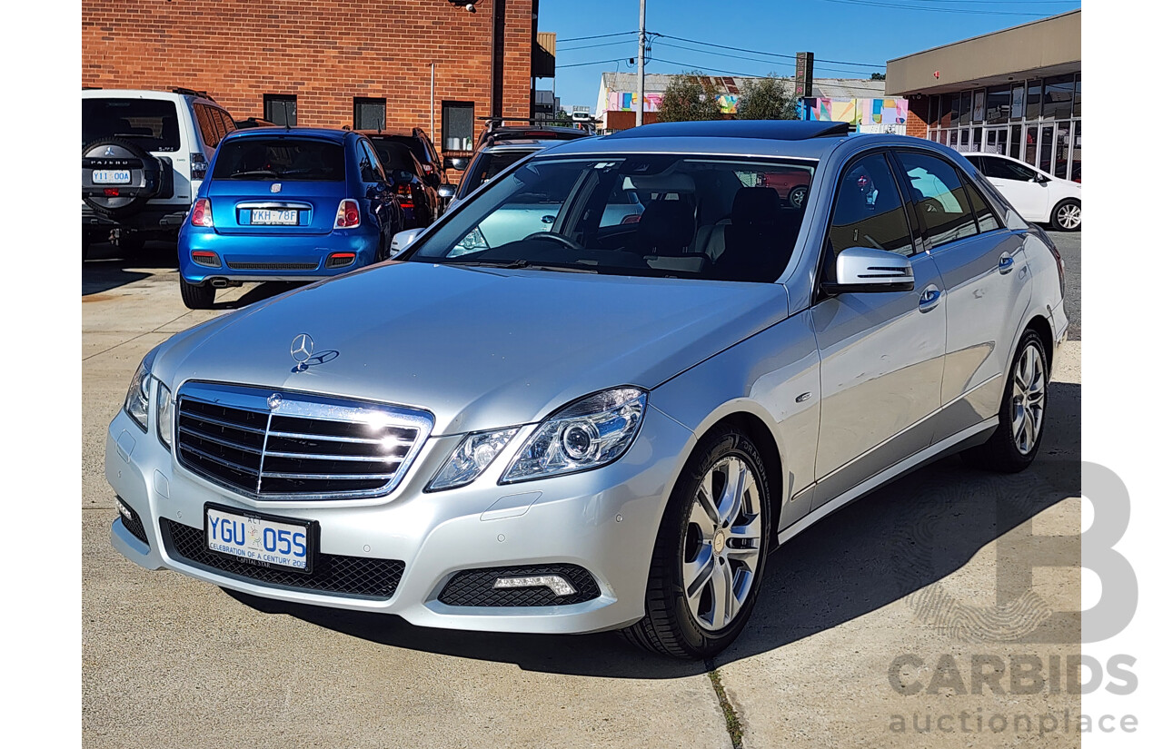 4/2010 Mercedes-Benz E250 CGI Avantgarde 212 4d Sedan Silver 1.8L