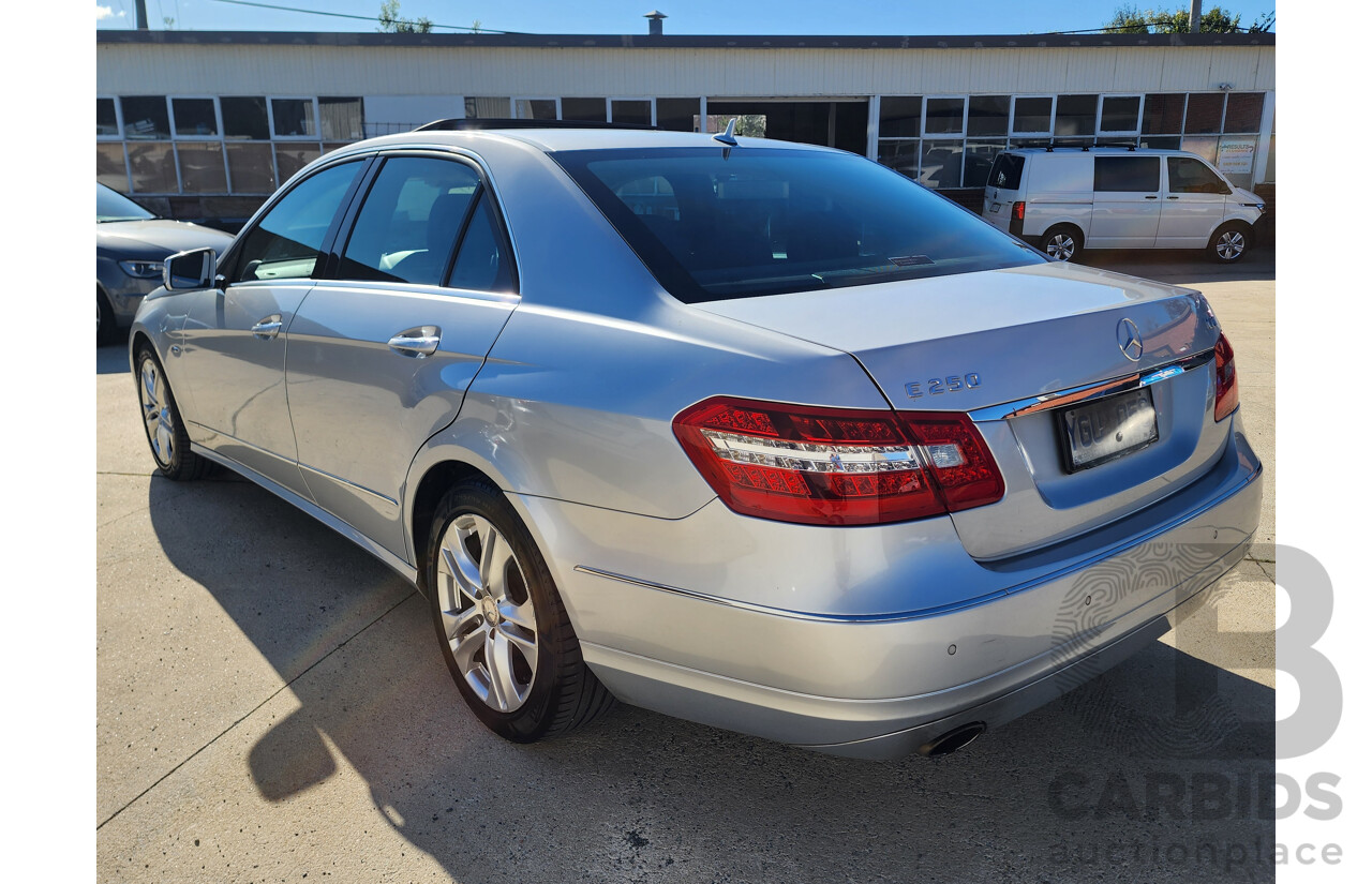 4/2010 Mercedes-Benz E250 CGI Avantgarde 212 4d Sedan Silver 1.8L