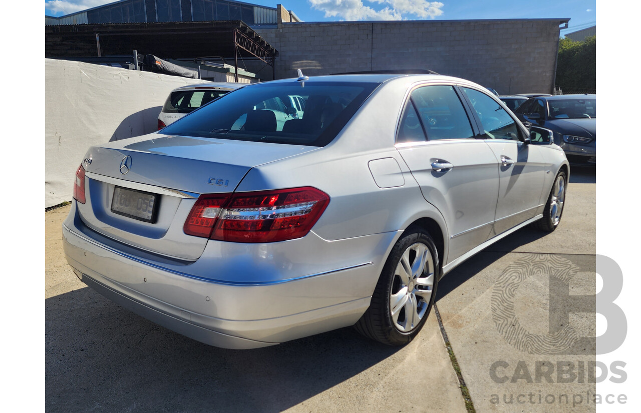 4/2010 Mercedes-Benz E250 CGI Avantgarde 212 4d Sedan Silver 1.8L