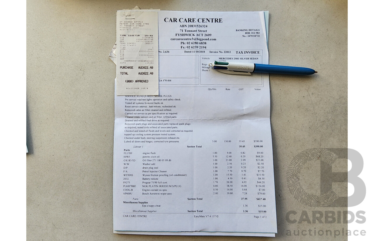 4/2010 Mercedes-Benz E250 CGI Avantgarde 212 4d Sedan Silver 1.8L