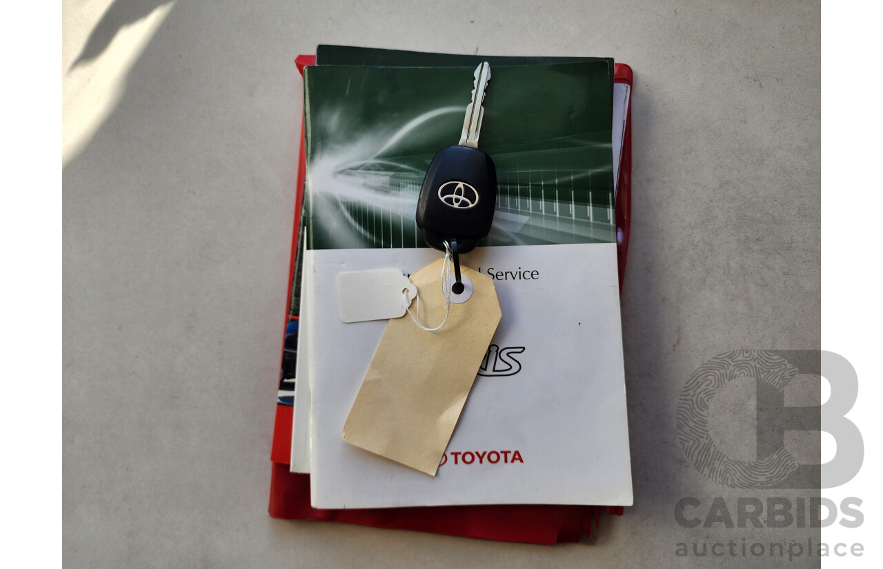 10/2011 Toyota Yaris YR NCP130R 5d Hatchback Red 1.3L