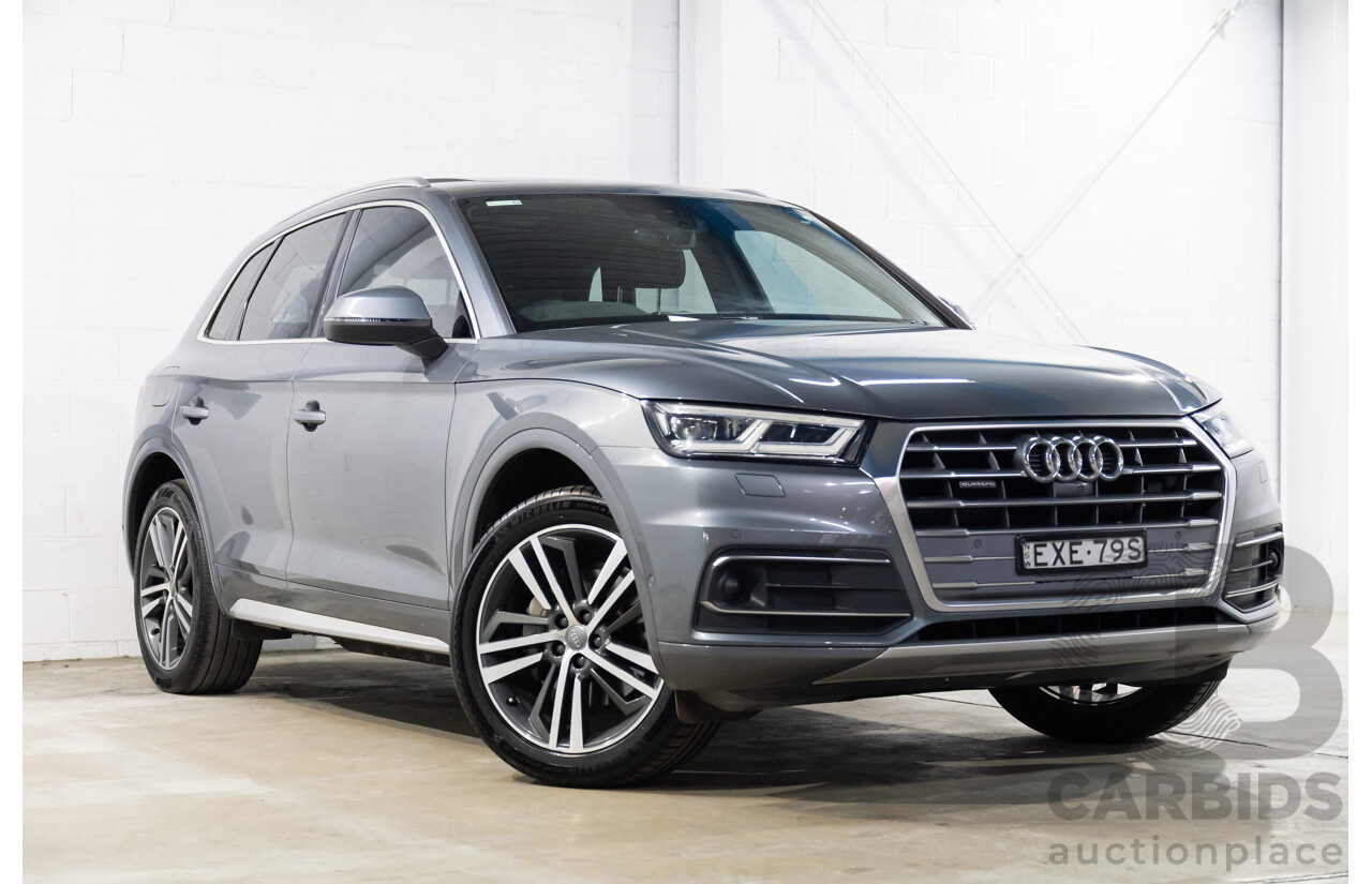 10/2019 Audi Q5 40 TDI Quattro Sport (AWD) FY MY19 4d Wagon Monsoon Grey Metallic Turbo Diesel 2.0L