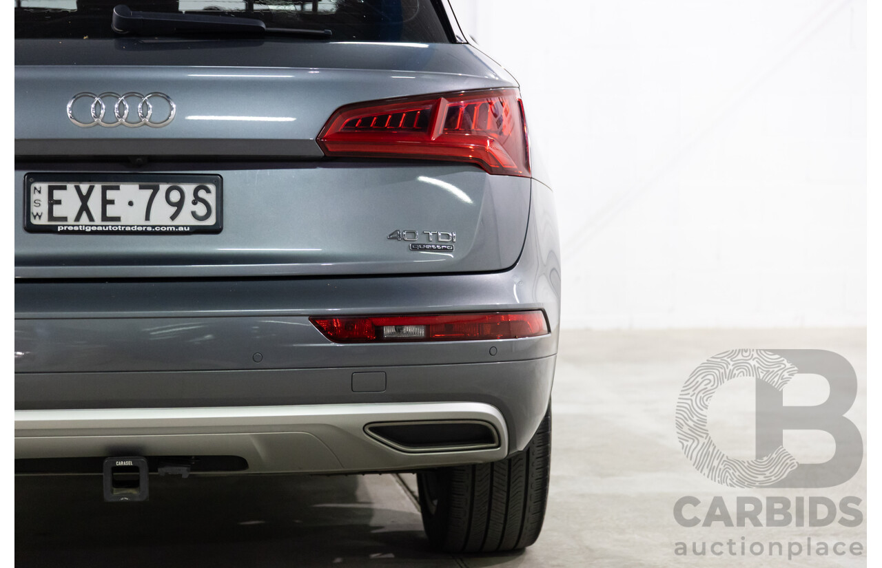 10/2019 Audi Q5 40 TDI Quattro Sport (AWD) FY MY19 4d Wagon Monsoon Grey Metallic Turbo Diesel 2.0L