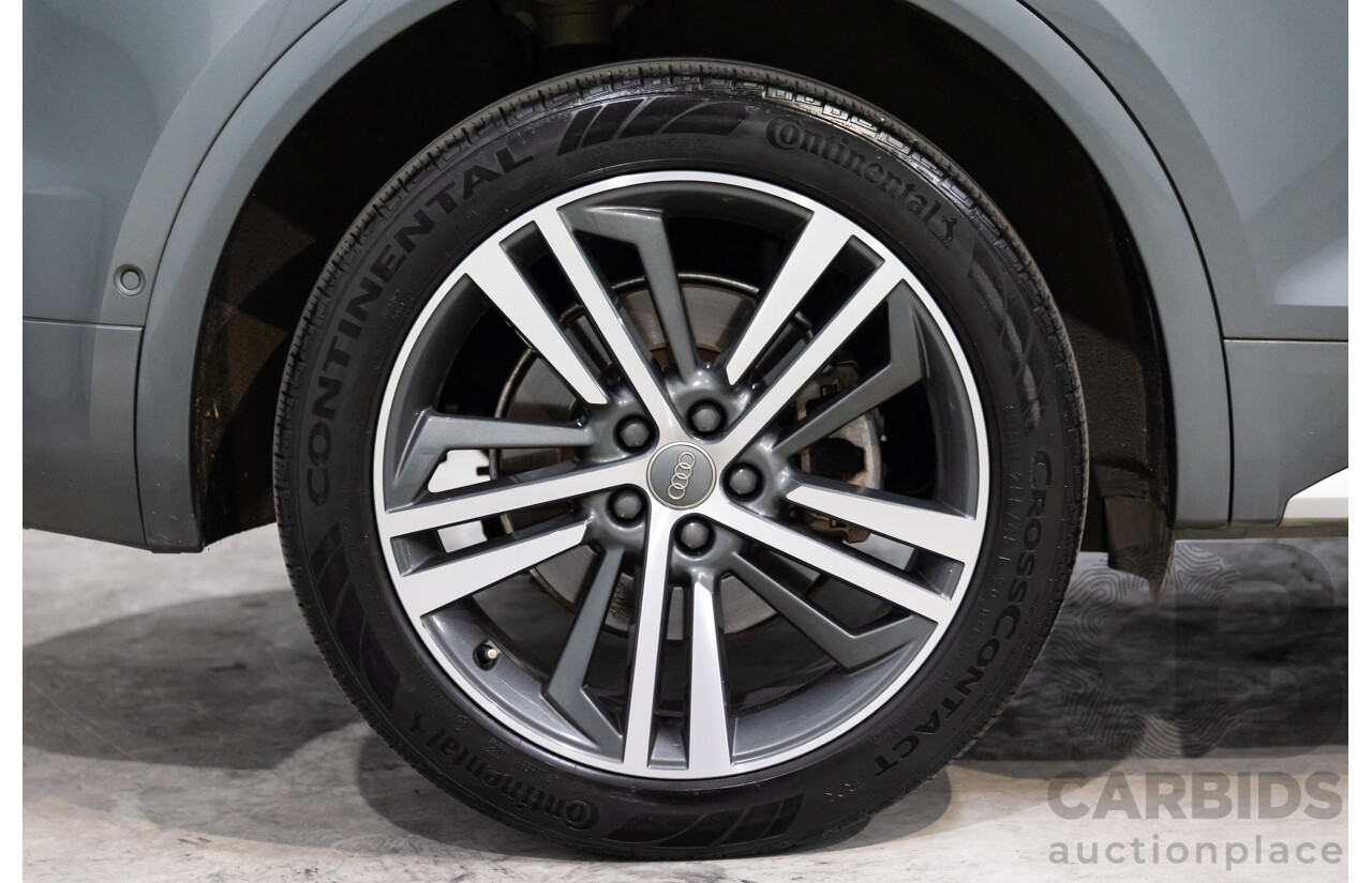 10/2019 Audi Q5 40 TDI Quattro Sport (AWD) FY MY19 4d Wagon Monsoon Grey Metallic Turbo Diesel 2.0L