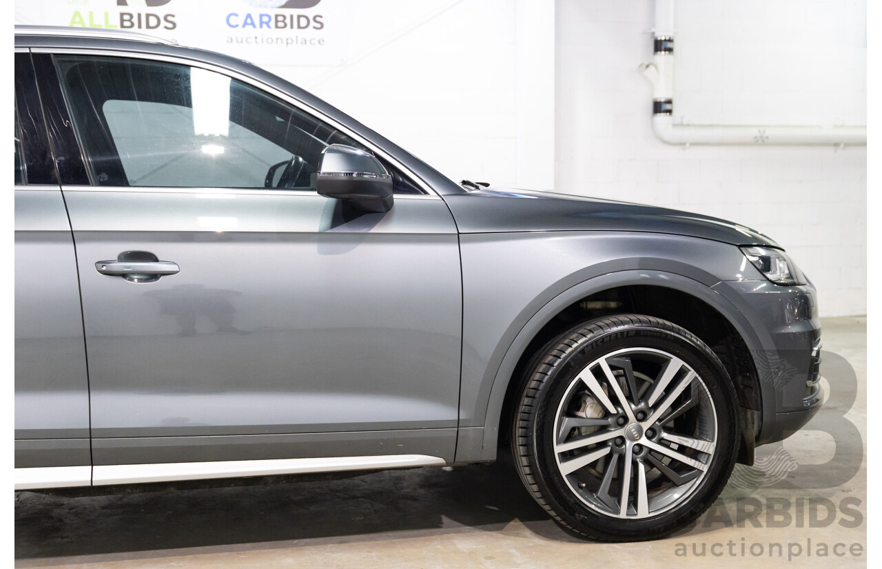 10/2019 Audi Q5 40 TDI Quattro Sport (AWD) FY MY19 4d Wagon Monsoon Grey Metallic Turbo Diesel 2.0L