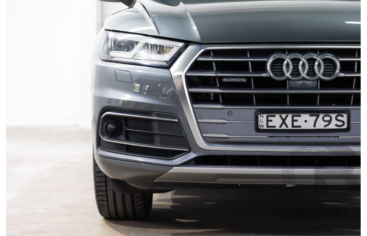 10/2019 Audi Q5 40 TDI Quattro Sport (AWD) FY MY19 4d Wagon Monsoon Grey Metallic Turbo Diesel 2.0L