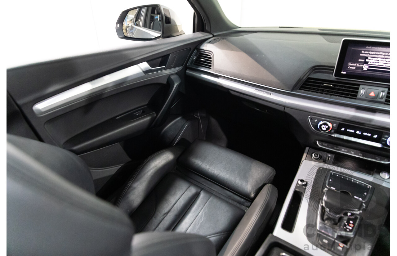 10/2019 Audi Q5 40 TDI Quattro Sport (AWD) FY MY19 4d Wagon Monsoon Grey Metallic Turbo Diesel 2.0L