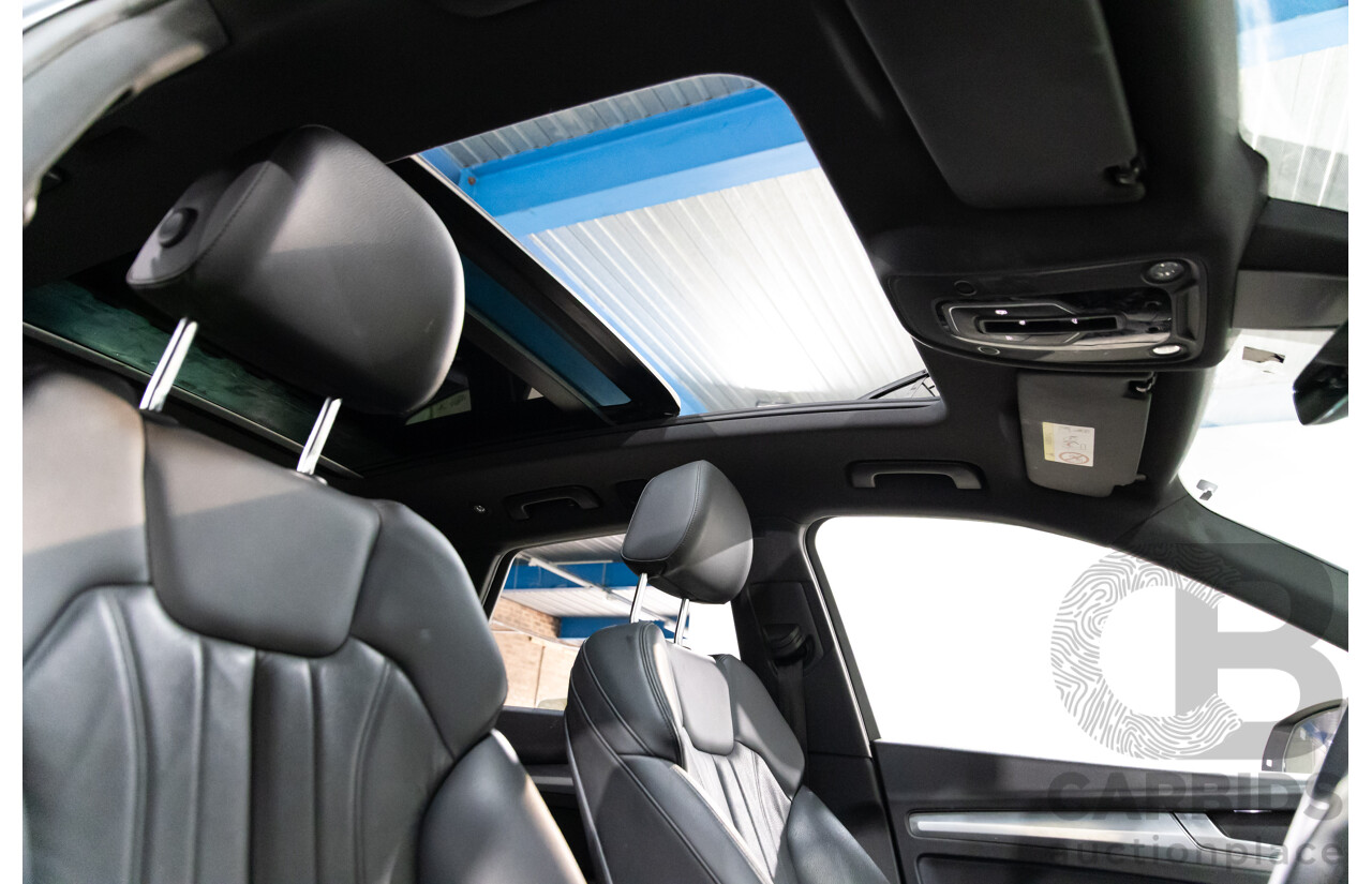 10/2019 Audi Q5 40 TDI Quattro Sport (AWD) FY MY19 4d Wagon Monsoon Grey Metallic Turbo Diesel 2.0L