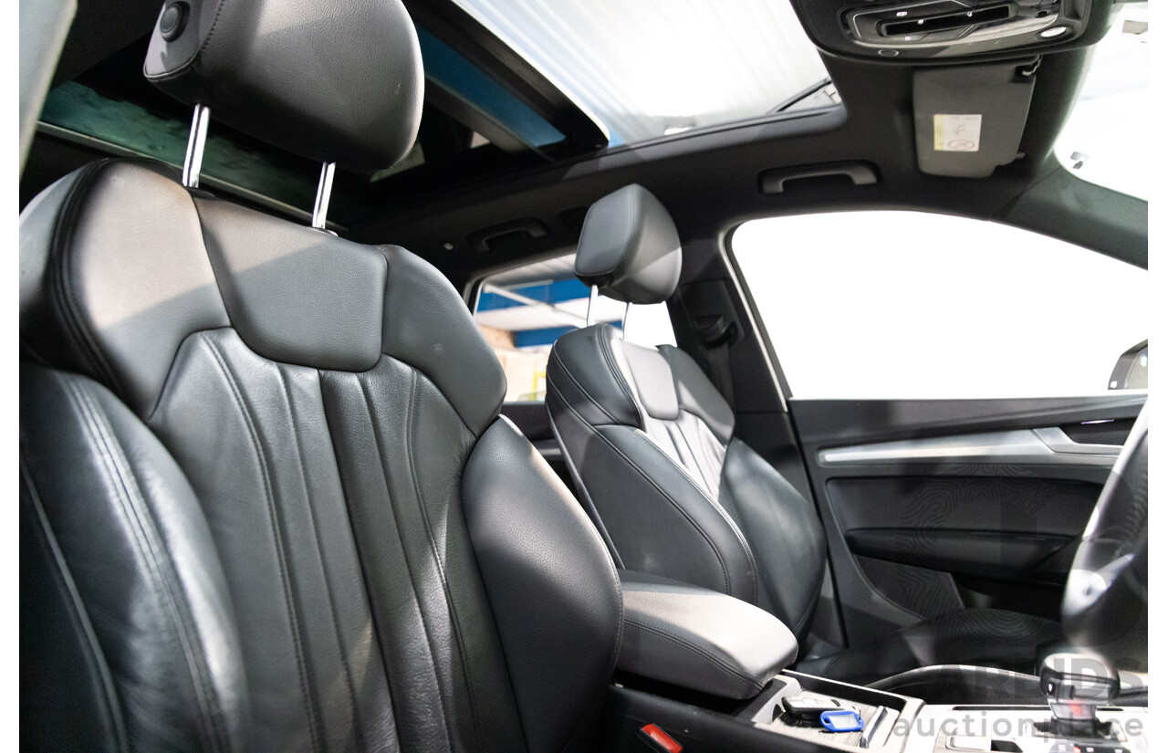 10/2019 Audi Q5 40 TDI Quattro Sport (AWD) FY MY19 4d Wagon Monsoon Grey Metallic Turbo Diesel 2.0L