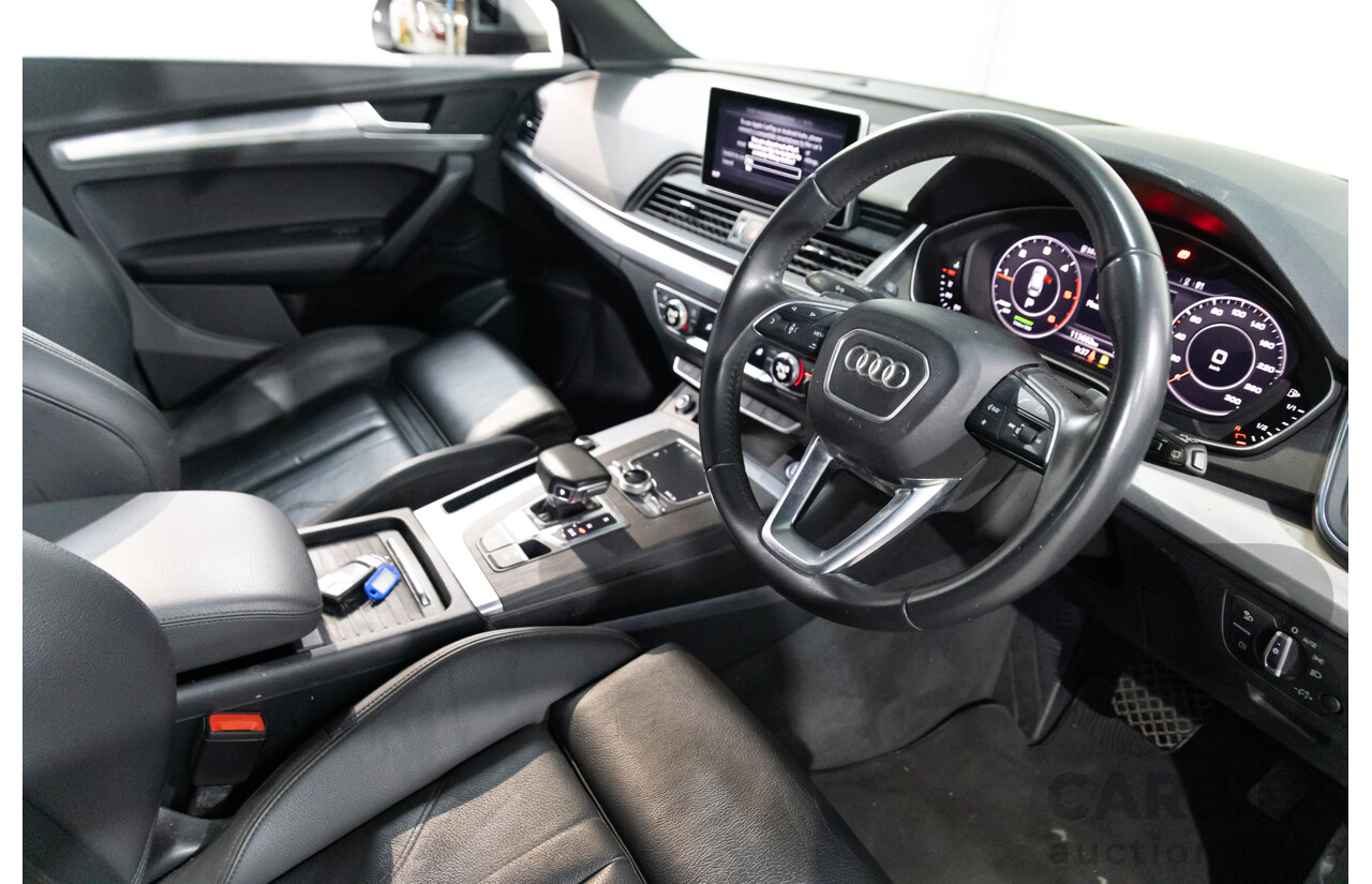 10/2019 Audi Q5 40 TDI Quattro Sport (AWD) FY MY19 4d Wagon Monsoon Grey Metallic Turbo Diesel 2.0L