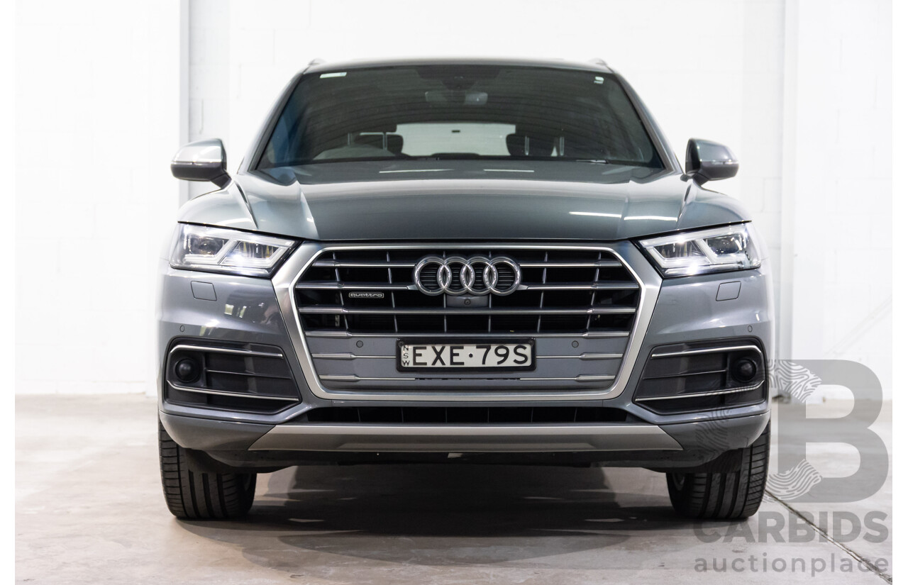 10/2019 Audi Q5 40 TDI Quattro Sport (AWD) FY MY19 4d Wagon Monsoon Grey Metallic Turbo Diesel 2.0L