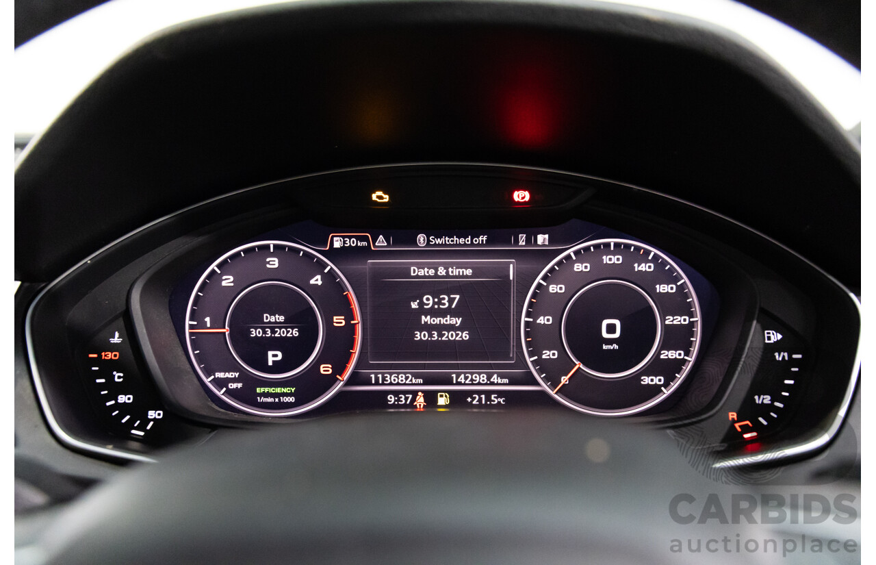 10/2019 Audi Q5 40 TDI Quattro Sport (AWD) FY MY19 4d Wagon Monsoon Grey Metallic Turbo Diesel 2.0L