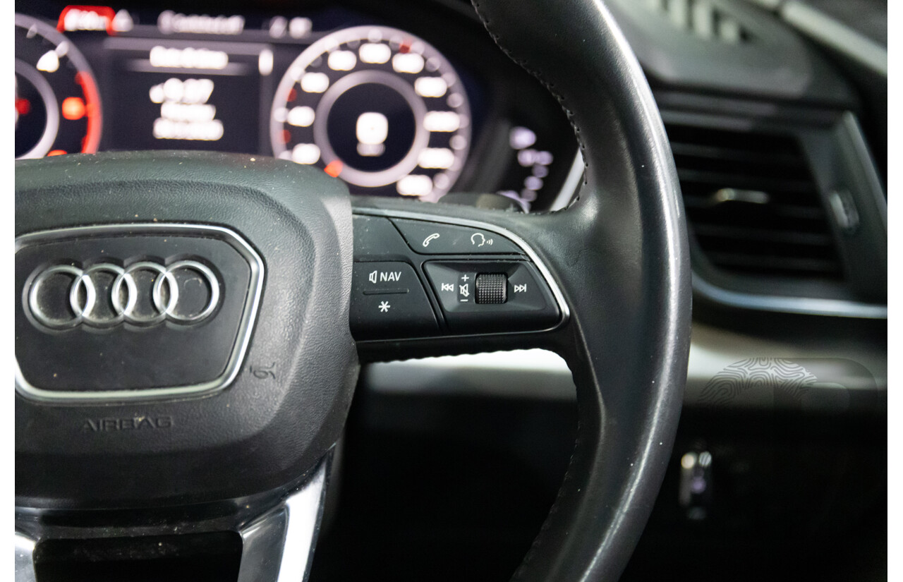 10/2019 Audi Q5 40 TDI Quattro Sport (AWD) FY MY19 4d Wagon Monsoon Grey Metallic Turbo Diesel 2.0L