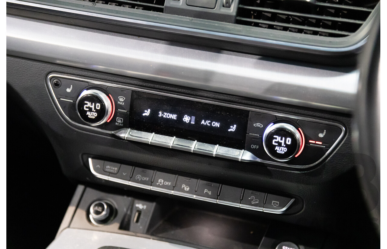 10/2019 Audi Q5 40 TDI Quattro Sport (AWD) FY MY19 4d Wagon Monsoon Grey Metallic Turbo Diesel 2.0L