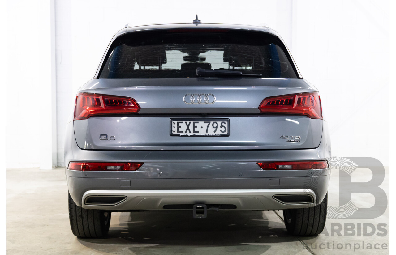 10/2019 Audi Q5 40 TDI Quattro Sport (AWD) FY MY19 4d Wagon Monsoon Grey Metallic Turbo Diesel 2.0L