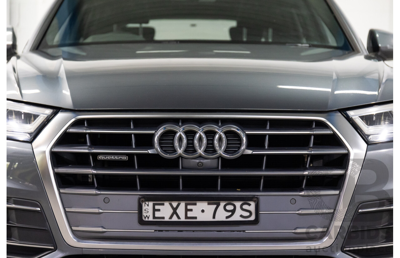 10/2019 Audi Q5 40 TDI Quattro Sport (AWD) FY MY19 4d Wagon Monsoon Grey Metallic Turbo Diesel 2.0L