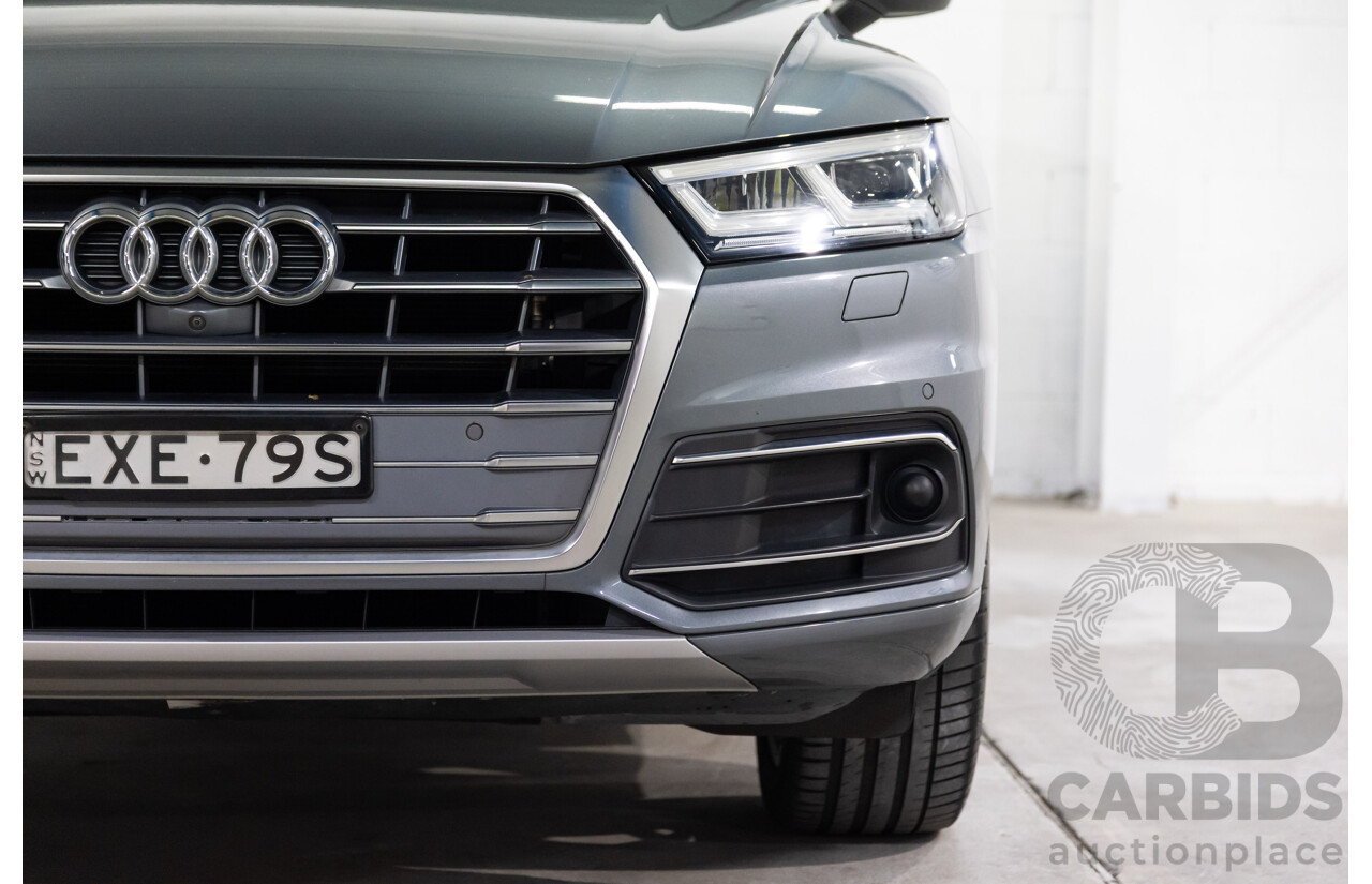 10/2019 Audi Q5 40 TDI Quattro Sport (AWD) FY MY19 4d Wagon Monsoon Grey Metallic Turbo Diesel 2.0L