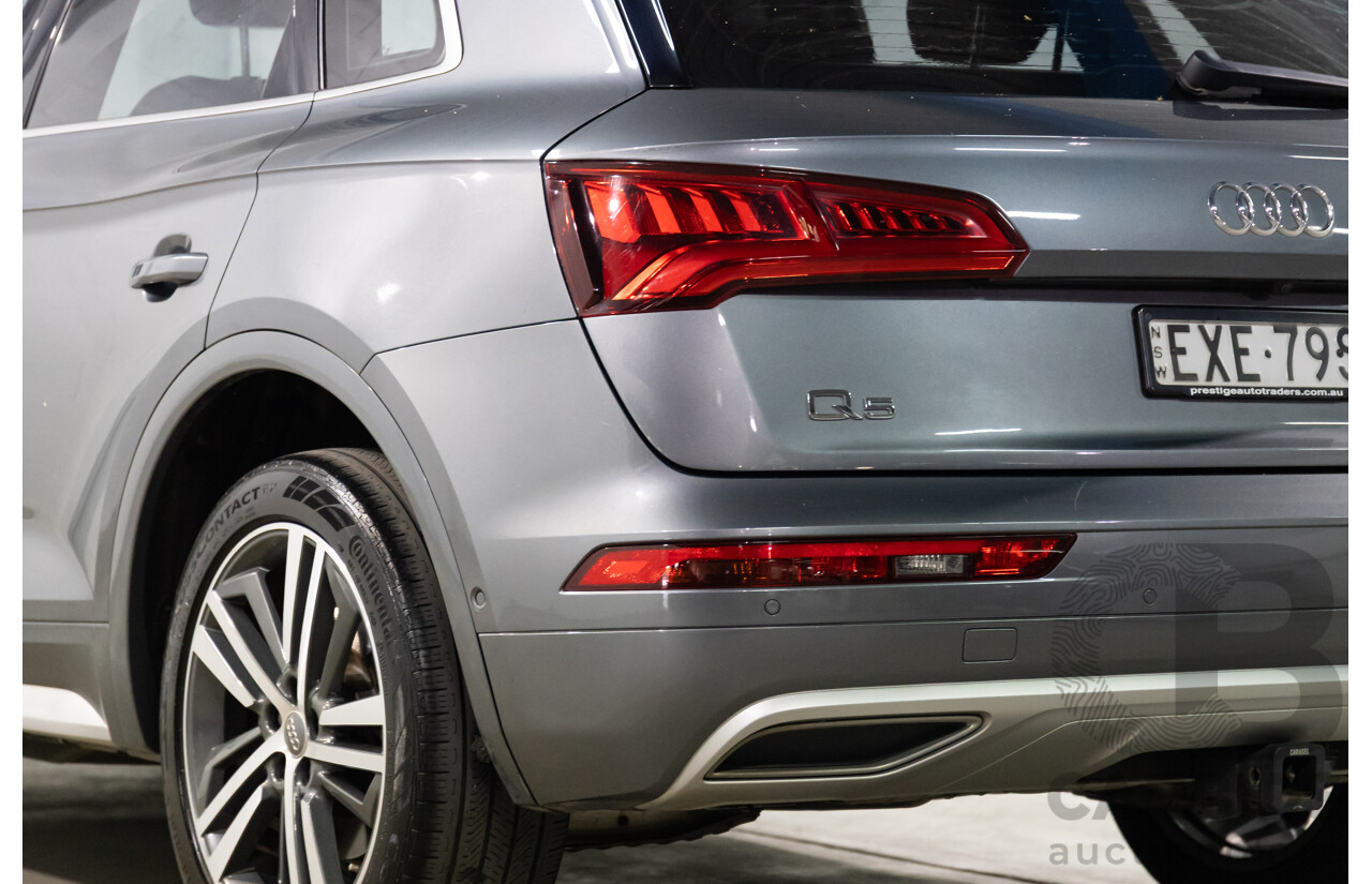 10/2019 Audi Q5 40 TDI Quattro Sport (AWD) FY MY19 4d Wagon Monsoon Grey Metallic Turbo Diesel 2.0L