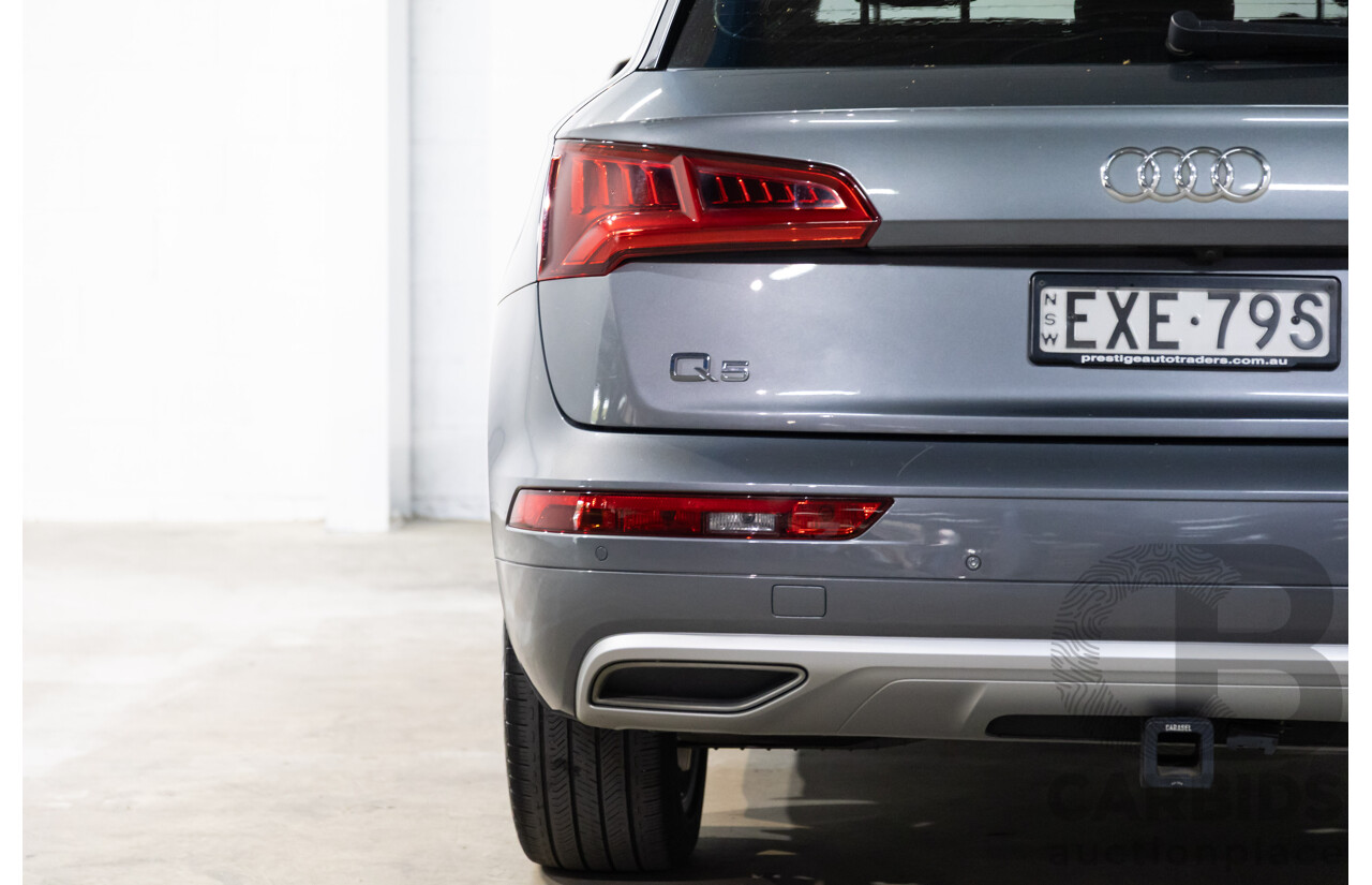 10/2019 Audi Q5 40 TDI Quattro Sport (AWD) FY MY19 4d Wagon Monsoon Grey Metallic Turbo Diesel 2.0L