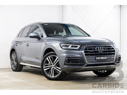 10/2019 Audi Q5 40 TDI Quattro Sport (AWD) FY MY19 4d Wagon Monsoon Grey Metallic Turbo Diesel 2.0L