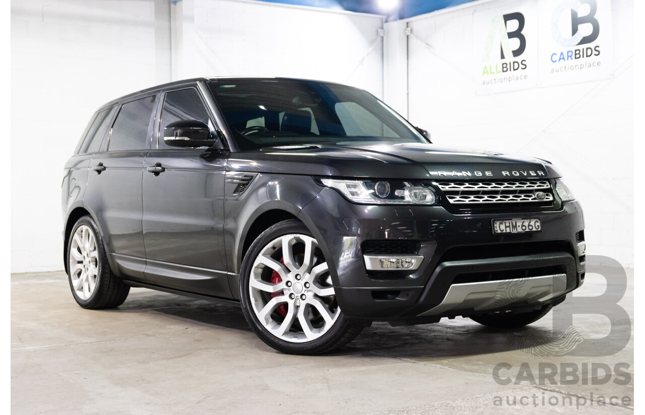 05/2015 Land Rover Range Rover Sport 3.0 SDV6 HSE (AWD) LW MY16 4d Wagon Causeway Grey Metallic Turbo Diesel V6 3.0L