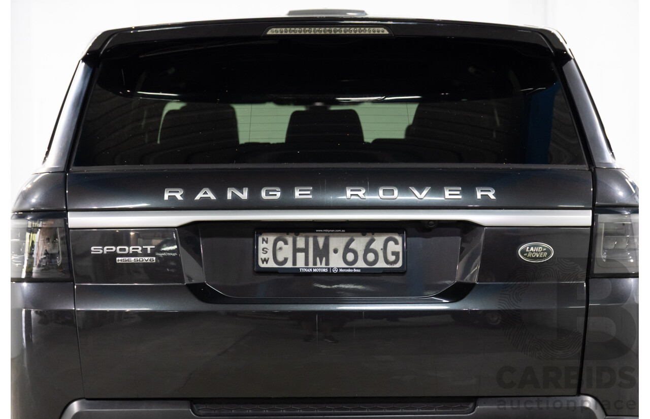 05/2015 Land Rover Range Rover Sport 3.0 SDV6 HSE (AWD) LW MY16 4d Wagon Causeway Grey Metallic Turbo Diesel V6 3.0L