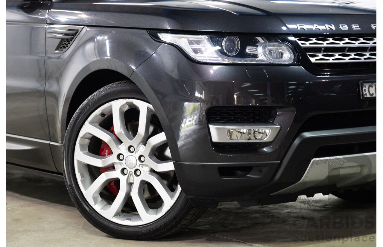 05/2015 Land Rover Range Rover Sport 3.0 SDV6 HSE (AWD) LW MY16 4d Wagon Causeway Grey Metallic Turbo Diesel V6 3.0L