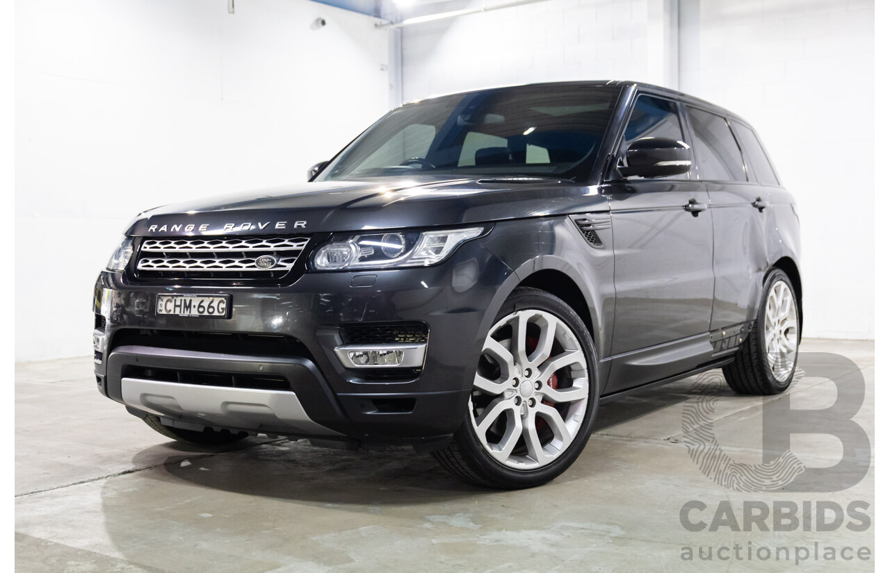 05/2015 Land Rover Range Rover Sport 3.0 SDV6 HSE (AWD) LW MY16 4d Wagon Causeway Grey Metallic Turbo Diesel V6 3.0L