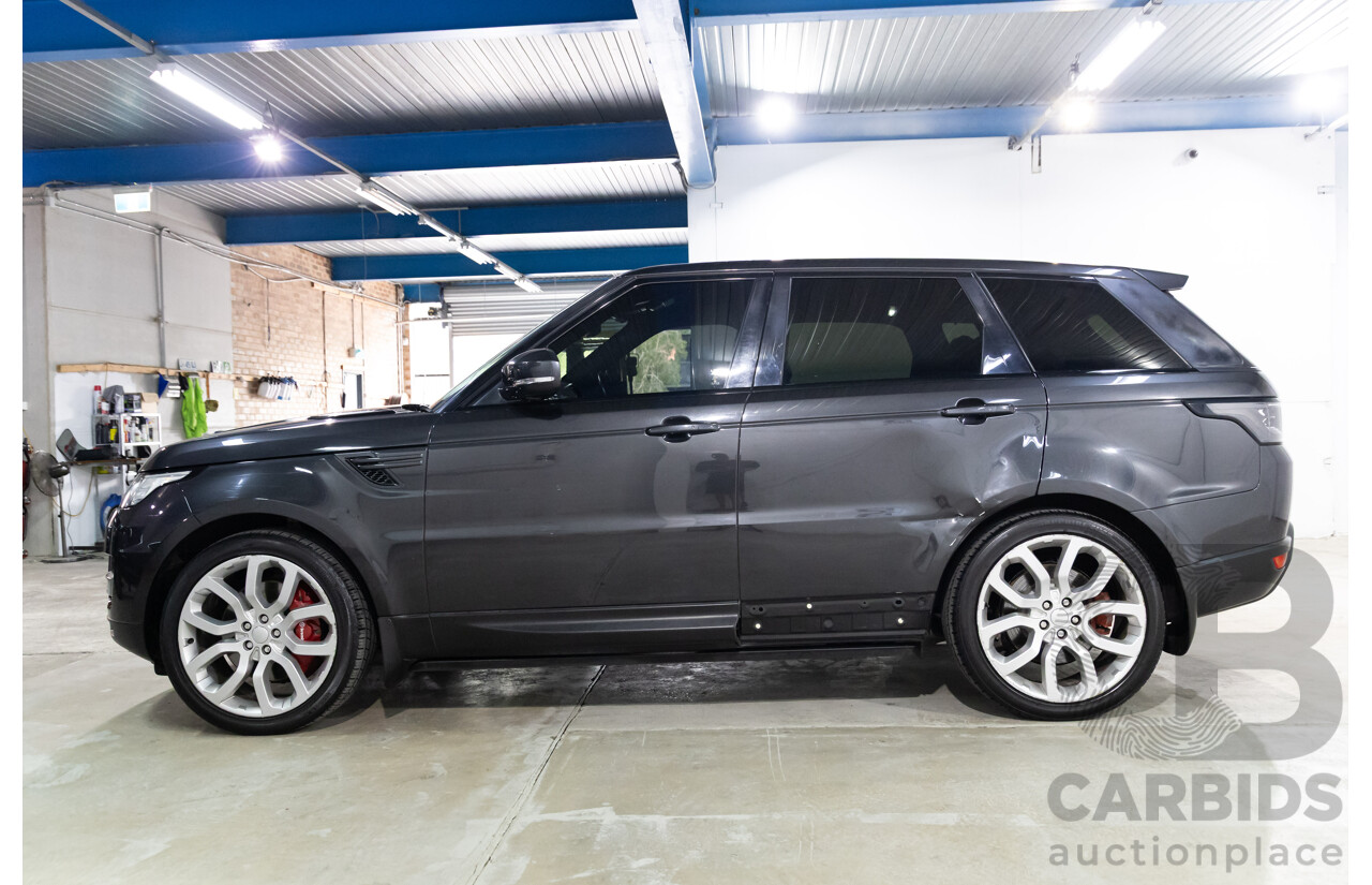 05/2015 Land Rover Range Rover Sport 3.0 SDV6 HSE (AWD) LW MY16 4d Wagon Causeway Grey Metallic Turbo Diesel V6 3.0L