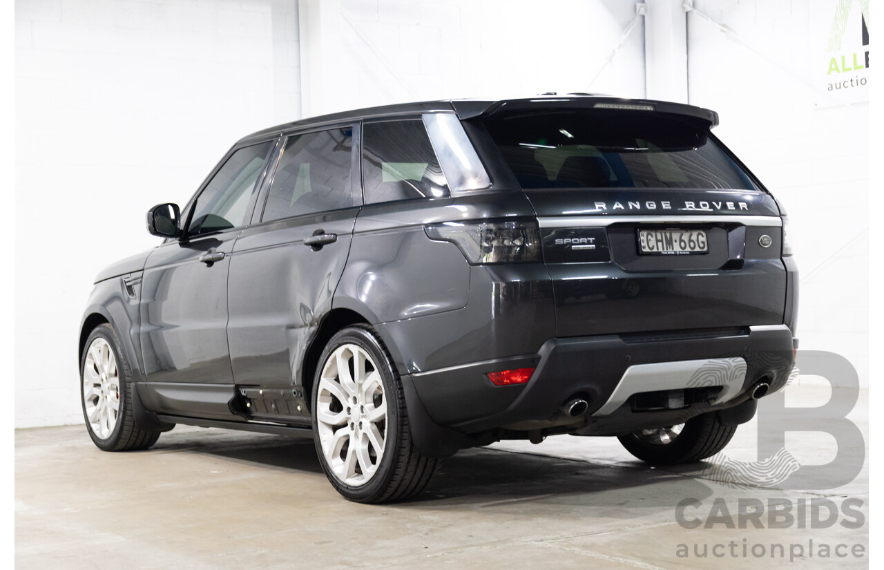 05/2015 Land Rover Range Rover Sport 3.0 SDV6 HSE (AWD) LW MY16 4d Wagon Causeway Grey Metallic Turbo Diesel V6 3.0L