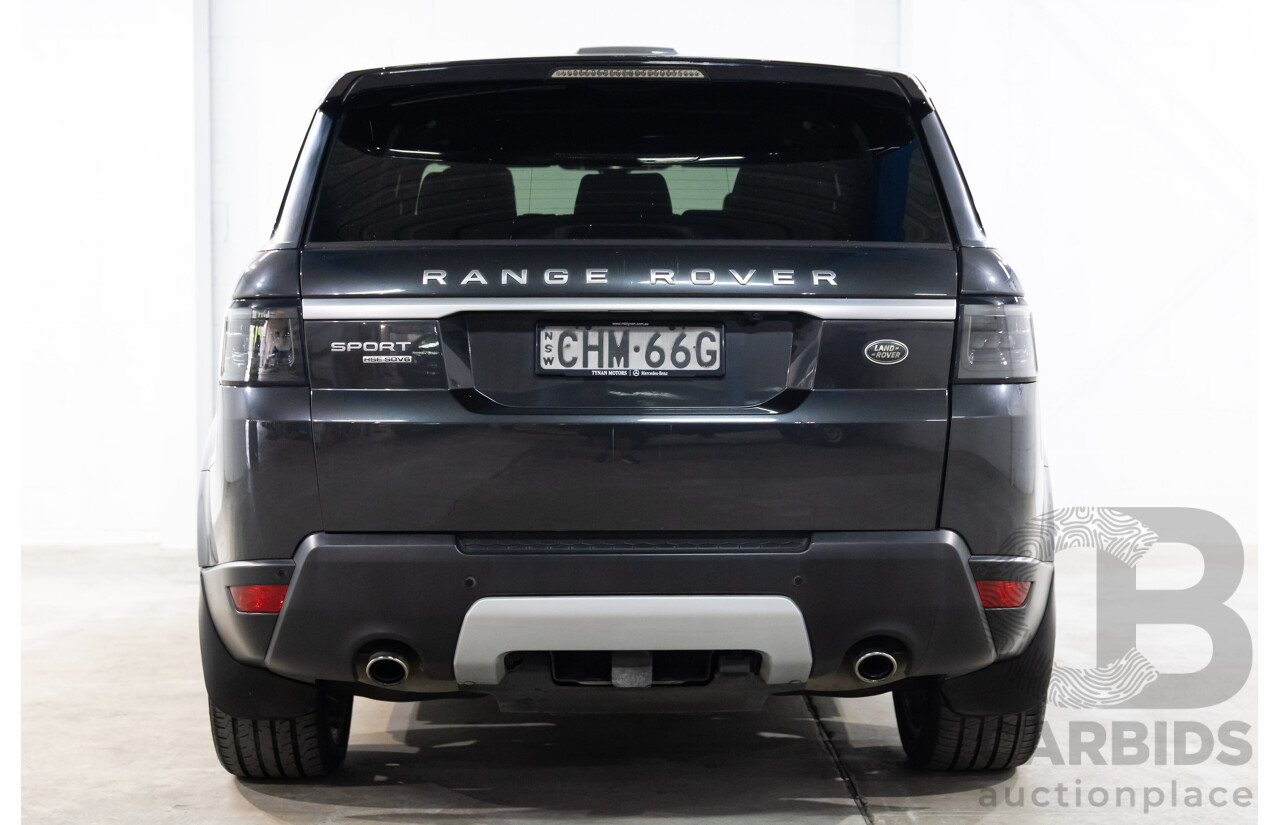 05/2015 Land Rover Range Rover Sport 3.0 SDV6 HSE (AWD) LW MY16 4d Wagon Causeway Grey Metallic Turbo Diesel V6 3.0L