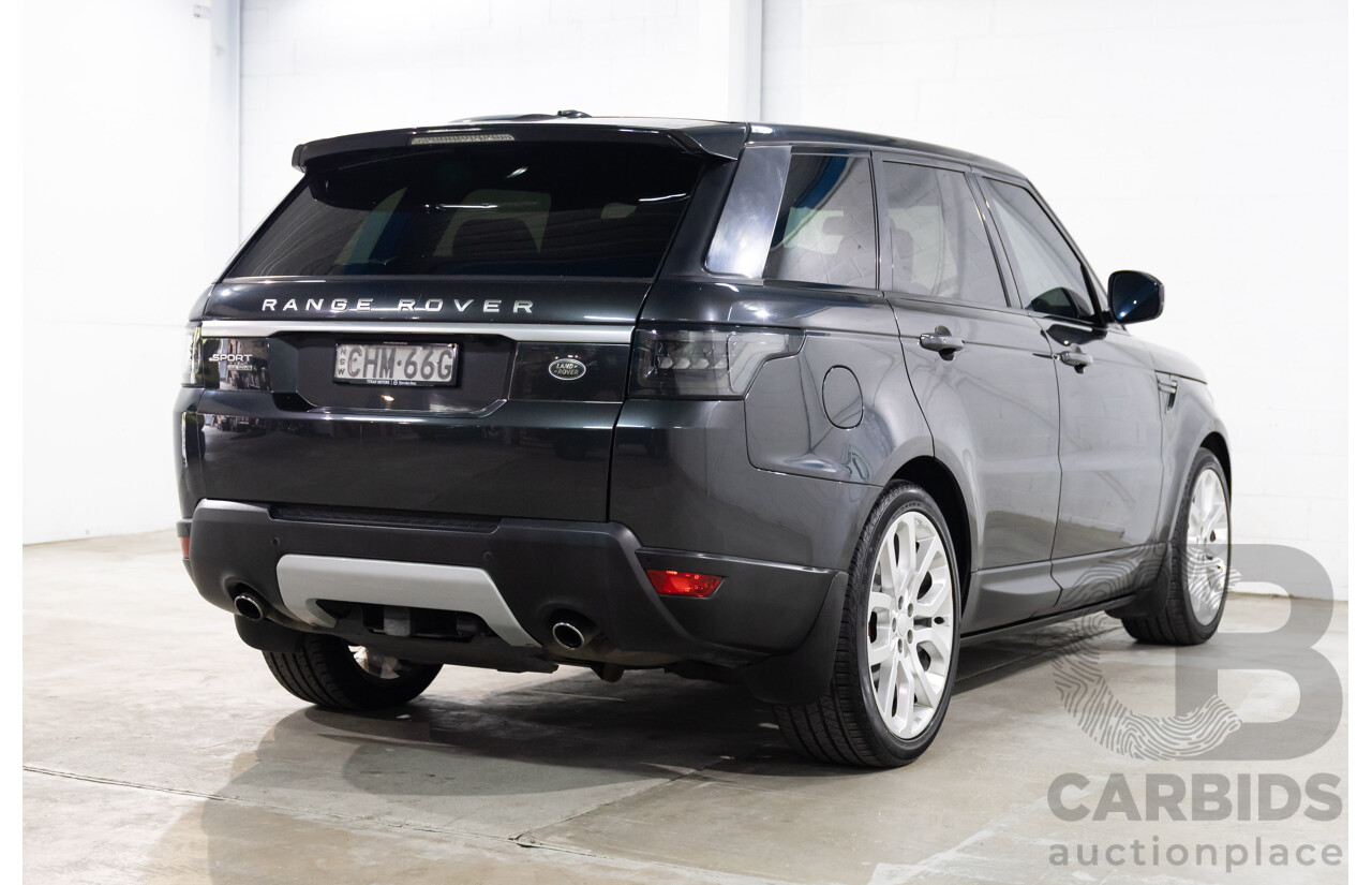 05/2015 Land Rover Range Rover Sport 3.0 SDV6 HSE (AWD) LW MY16 4d Wagon Causeway Grey Metallic Turbo Diesel V6 3.0L