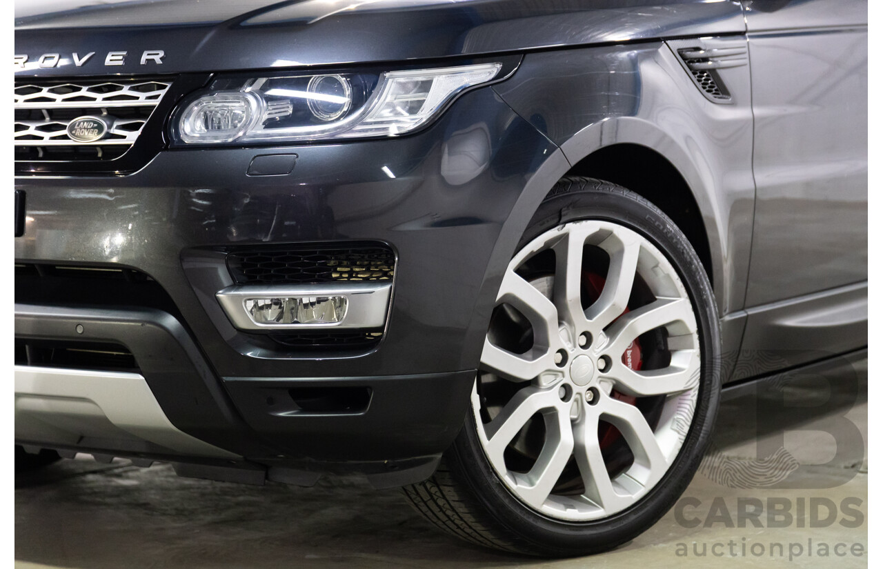 05/2015 Land Rover Range Rover Sport 3.0 SDV6 HSE (AWD) LW MY16 4d Wagon Causeway Grey Metallic Turbo Diesel V6 3.0L