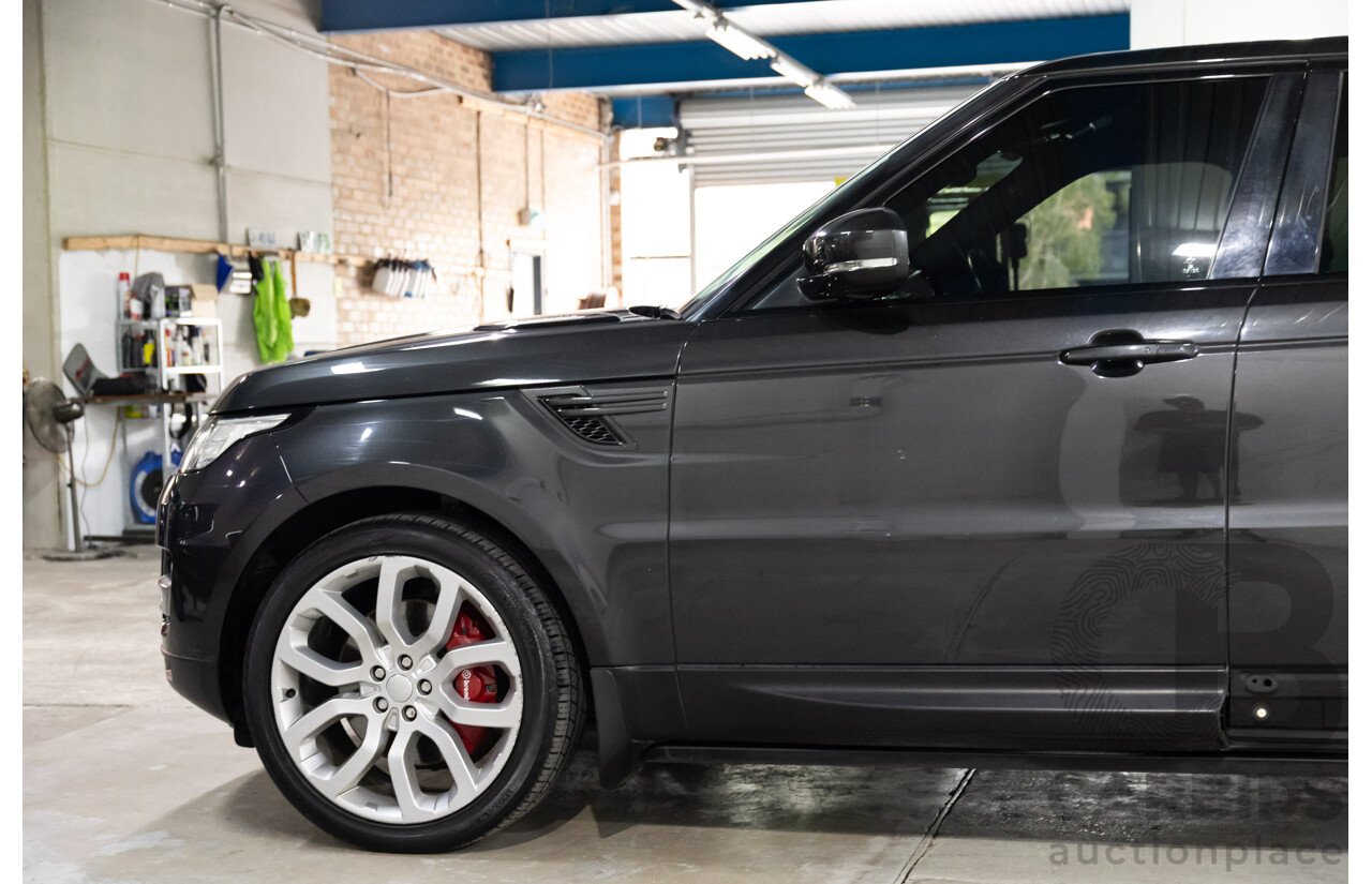 05/2015 Land Rover Range Rover Sport 3.0 SDV6 HSE (AWD) LW MY16 4d Wagon Causeway Grey Metallic Turbo Diesel V6 3.0L