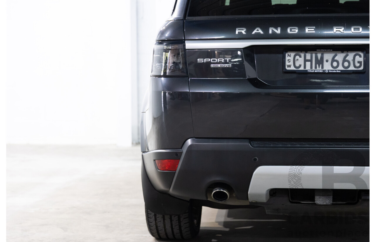 05/2015 Land Rover Range Rover Sport 3.0 SDV6 HSE (AWD) LW MY16 4d Wagon Causeway Grey Metallic Turbo Diesel V6 3.0L