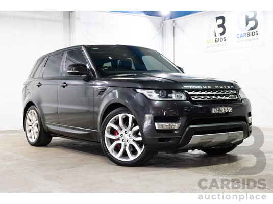 05/2015 Land Rover Range Rover Sport 3.0 SDV6 HSE (AWD) LW MY16 4d Wagon Causeway Grey Metallic Turbo Diesel V6 3.0L