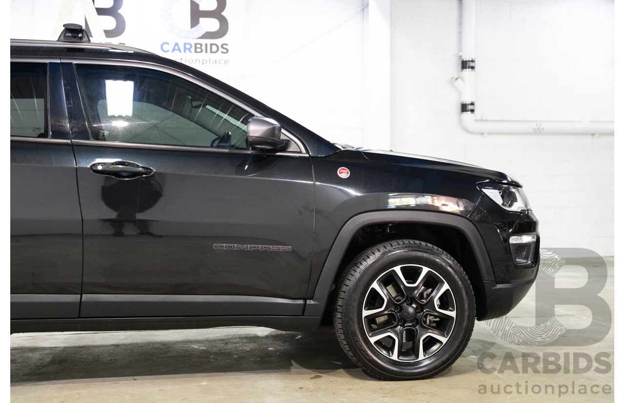 03/2021 Jeep Compass Trailhawk (4x4) M6 MY20 5d Wagon Brilliant Black Pearl Turbo 2.0L