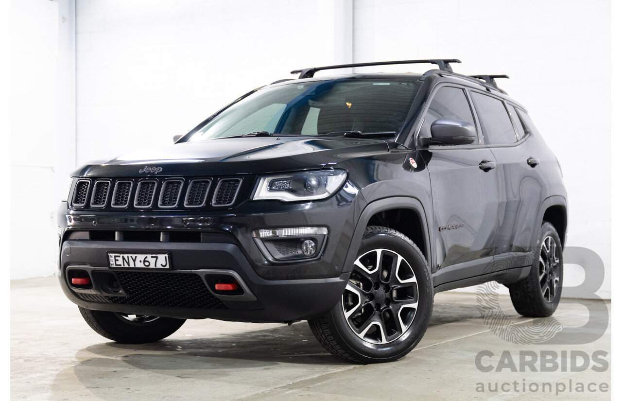 03/2021 Jeep Compass Trailhawk (4x4) M6 MY20 5d Wagon Brilliant Black Pearl Turbo 2.0L