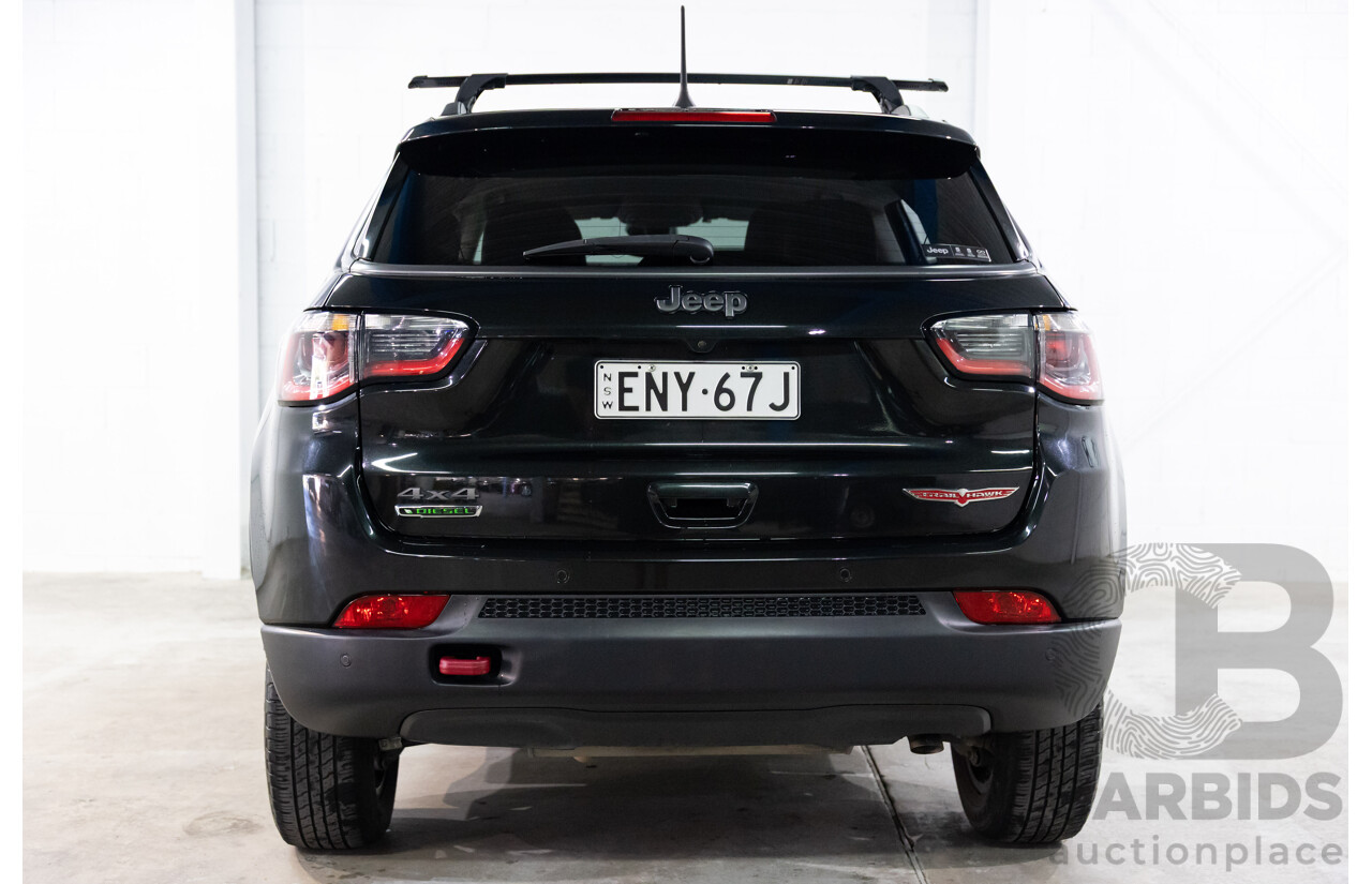 03/2021 Jeep Compass Trailhawk (4x4) M6 MY20 5d Wagon Brilliant Black Pearl Turbo 2.0L