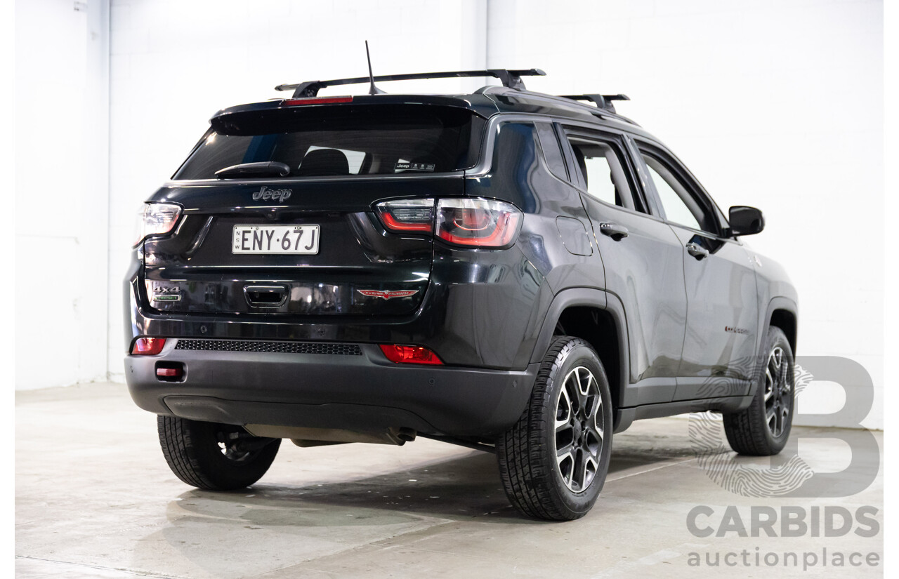 03/2021 Jeep Compass Trailhawk (4x4) M6 MY20 5d Wagon Brilliant Black Pearl Turbo 2.0L