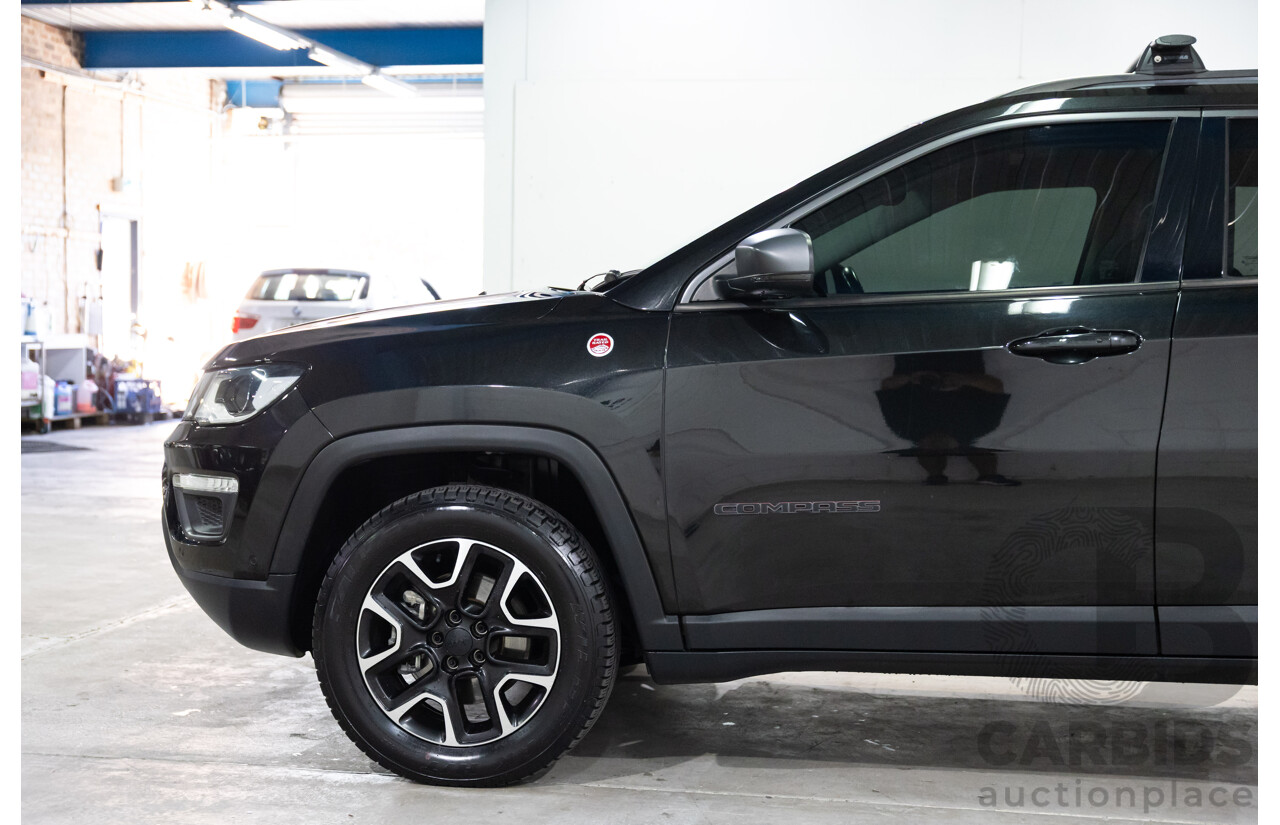 03/2021 Jeep Compass Trailhawk (4x4) M6 MY20 5d Wagon Brilliant Black Pearl Turbo 2.0L