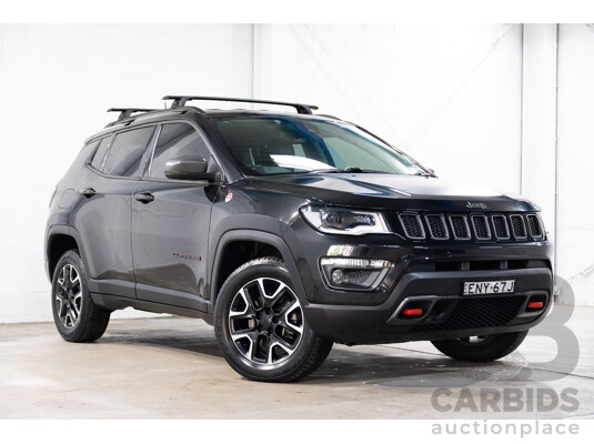 03/2021 Jeep Compass Trailhawk (4x4) M6 MY20 5d Wagon Brilliant Black Pearl Turbo 2.0L