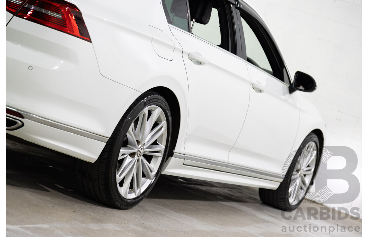 06/2016 Volkswagen Passat 140 TDI Highline (FWD) 3C MY16 4d Sedan Pure White Turbo Diesel 2.0L